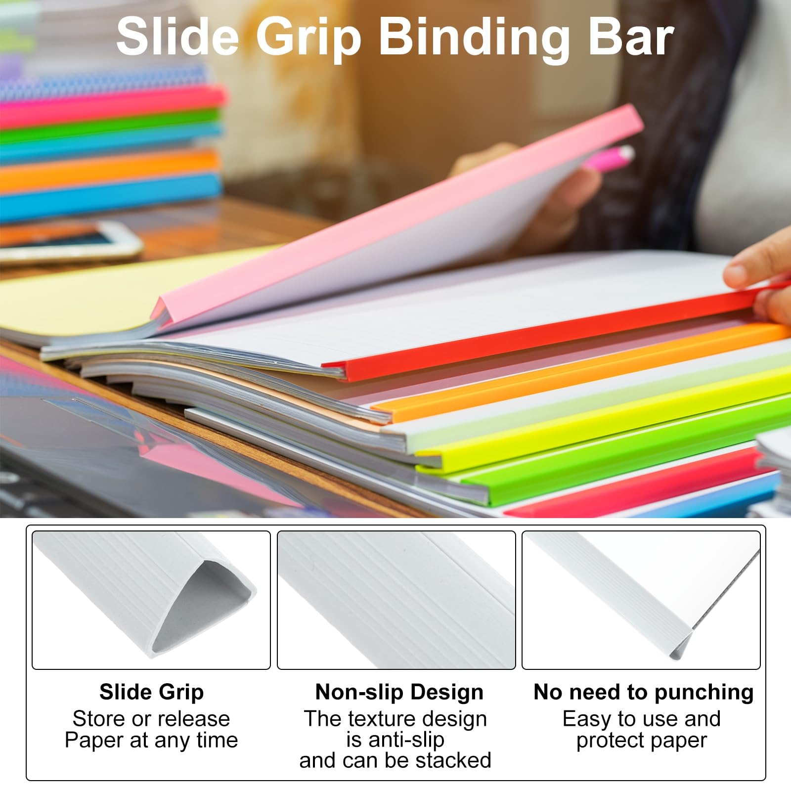 PATIKIL 10Pcs Binding Bars - Image 4