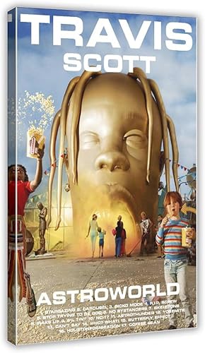 Miniatura 1 de nishrate Póster de Travis Scott (8) Póster en lienzo para decoración de pared, pinturas para sala de estar, dormitorio, estilo marco, estilo marco,