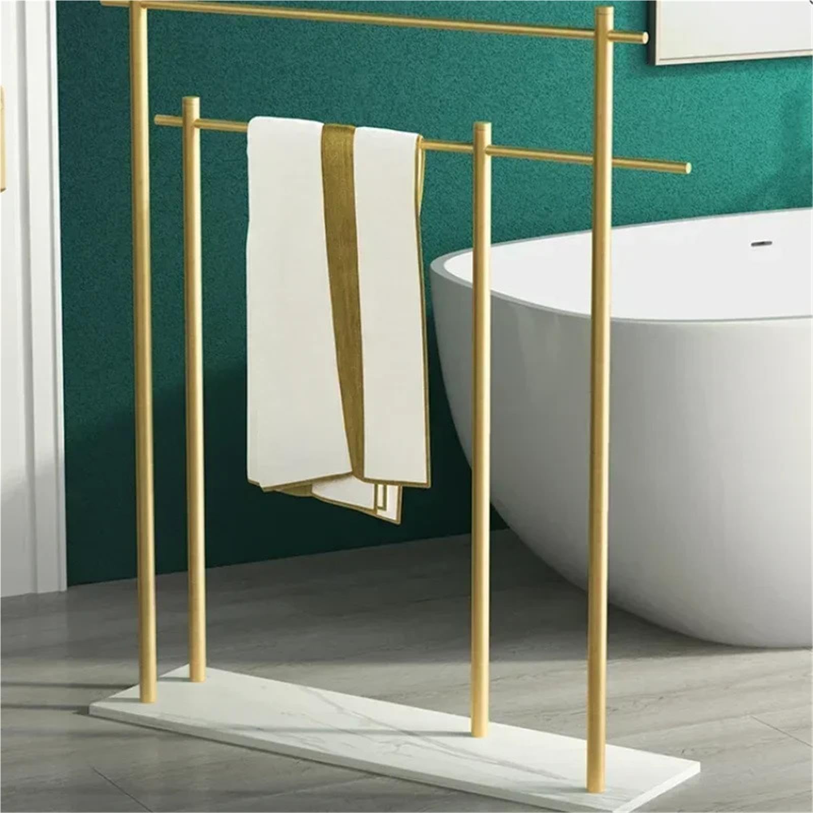 Toallero De Pie Soporte de baño con toallero Piso mármol