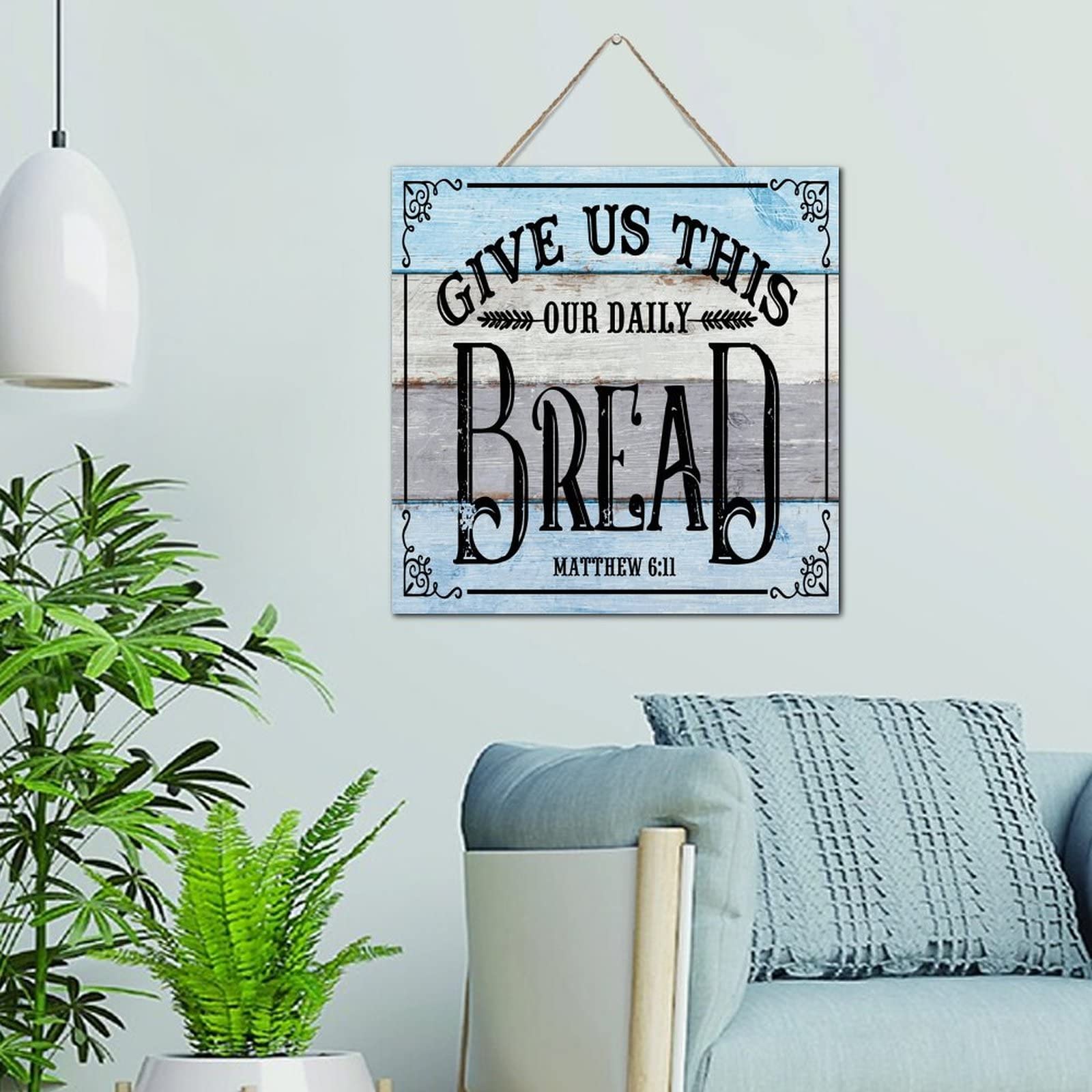 Plaque murale décorative en bois idée cadeau idéale pour une crémaillère