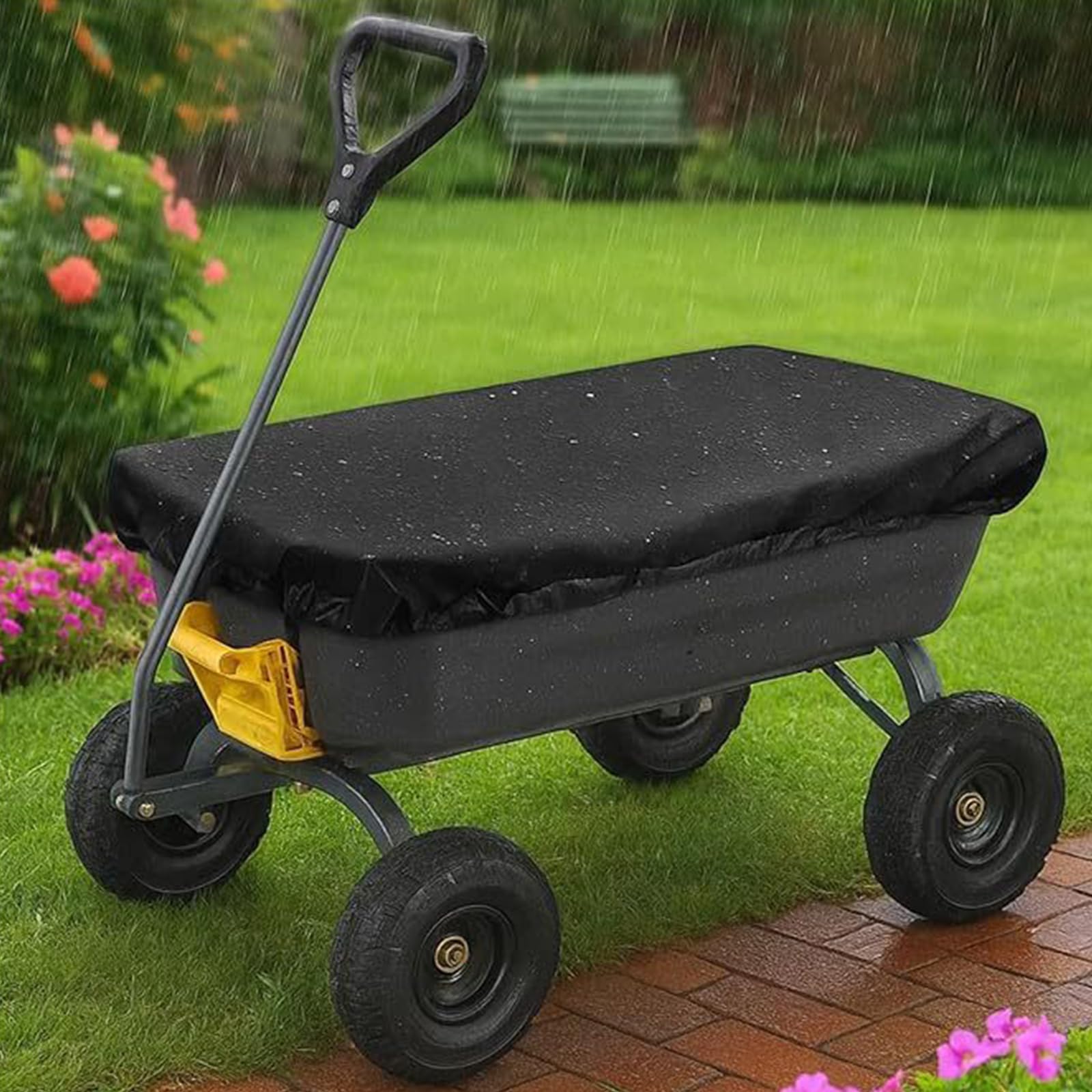 Housse de poussette robuste en tissu Oxford 600D – Résistante au sable, ajustement serré, idéale pour une utilisation en extérieur dans le jardin et la plage
