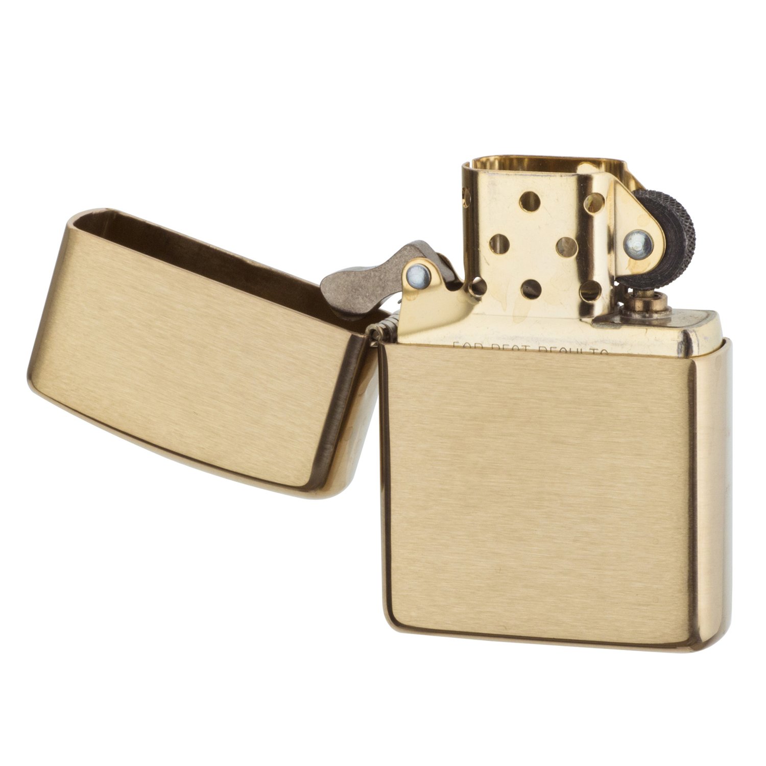 Amazon.co.jp: ZIPPO(ジッポー) ライター 無地 アーマー 168 ブラス