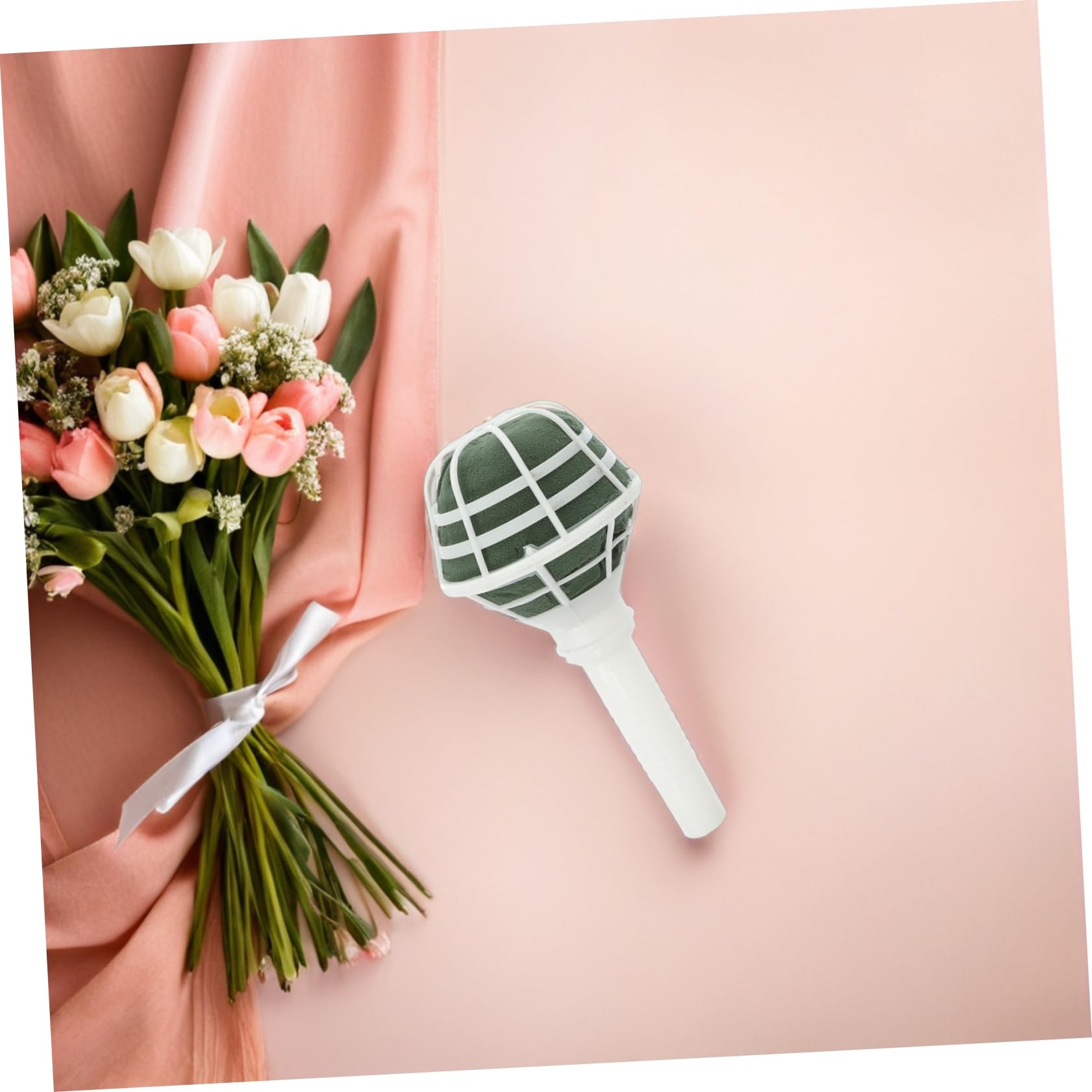NUOBESTY 18pezzi Supporto per Bouquet da Matrimonio con Interna Base per Composizioni Floreali da Cerimonia Leggero e Facile da Installare