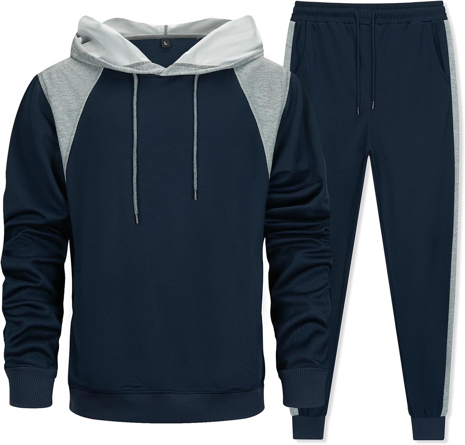 LBL Leading the Better Life Mens Track Suits Casual Pullover Sweat Suit Active Jackets and Pants 2 Piece tracksuit - Image 2
