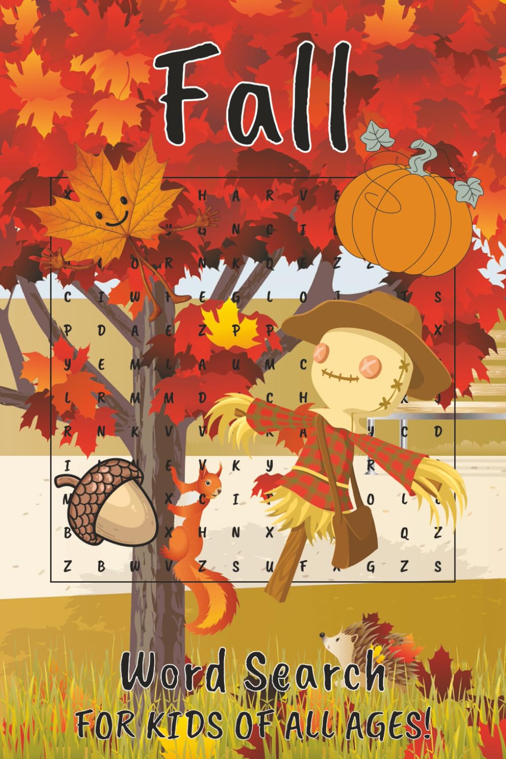 Fall Word Search: Fun Autumn Puzzles for Kids of all Ages | 55 Easy Word Searches with Fall-Themed Words, Activities for Adventurous kids, Fun Seasonal Brain Games