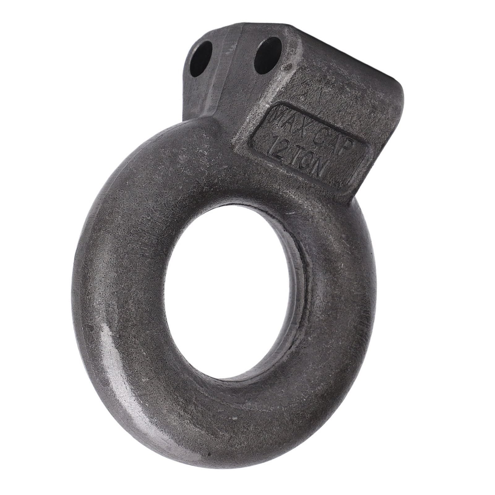 Anello con lunetta con gancio a perno da 3 pollici, occhione di traino per carichi pesanti per rimorchio roulotte, occhione di traino MGTW da 12 tonnellate 25.000 libbre con