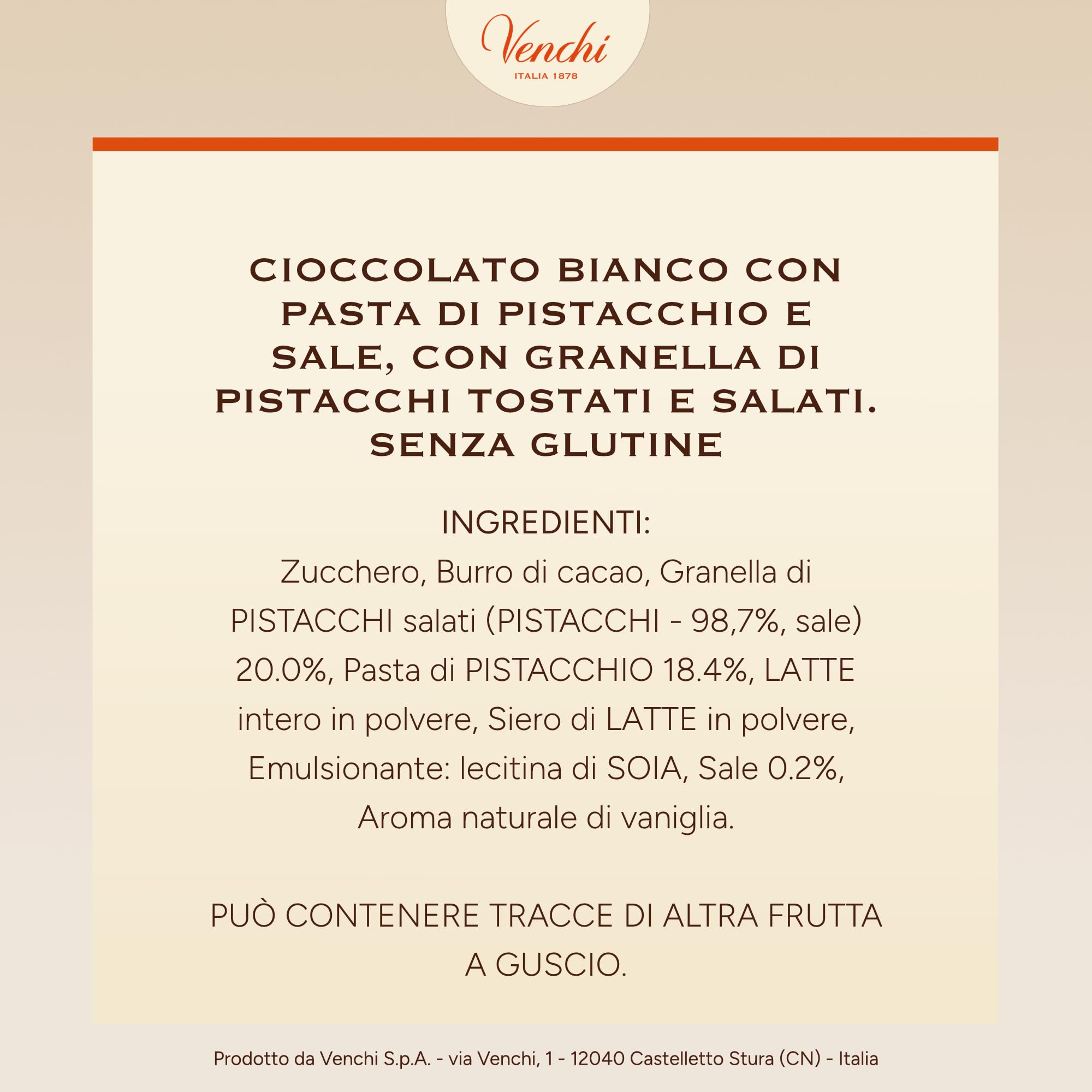 Venchi - Uovo di Cioccolato Mignon al Pistacchio Salato, 70 Gr, con Granellone di Pistacchio Tostato, Senza Glutine, Collezione Pasqua Venchi, Idea Regalo