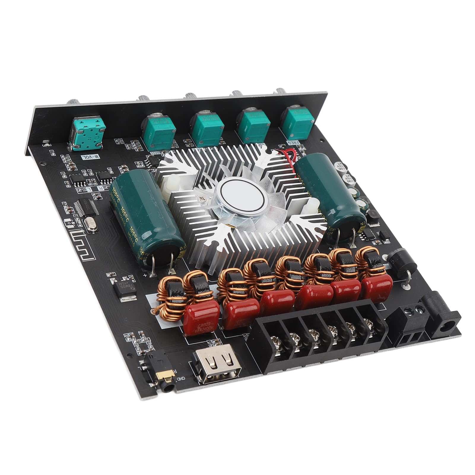 KIMISS 2.1 Modulo di Amplificatore di Potenza del Canale 220WX2 e 350W TPA3255 Amplificatore con Controllo delle App per Altoparlanti Fai -da -te
