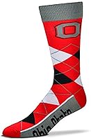 Vista 7 de FBF NCAA calcetines de equipo unisex para adultos Argyle Line Up