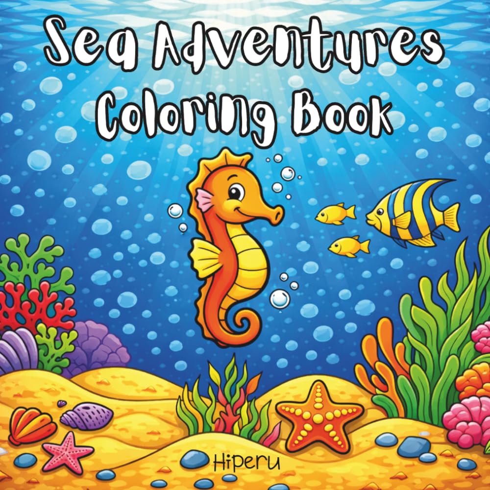 Sea adventures: Coloring book
