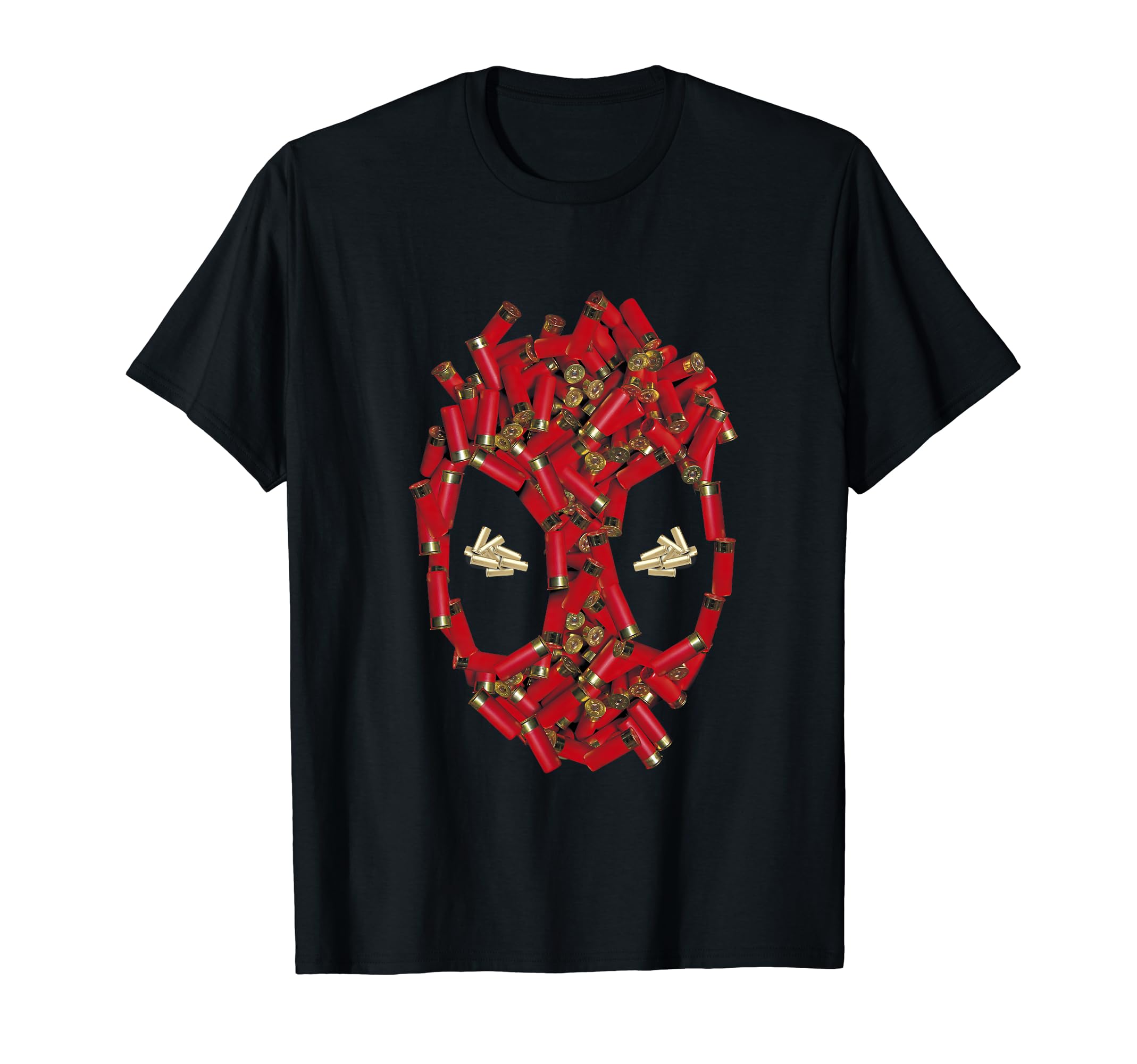 Marvel Deadpool Shell Cases Face Graphic T-Shirt