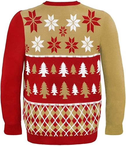Miniatura 3 de FOCO NFL Unisex-Adult NFL Busy Block Ugly Sweater