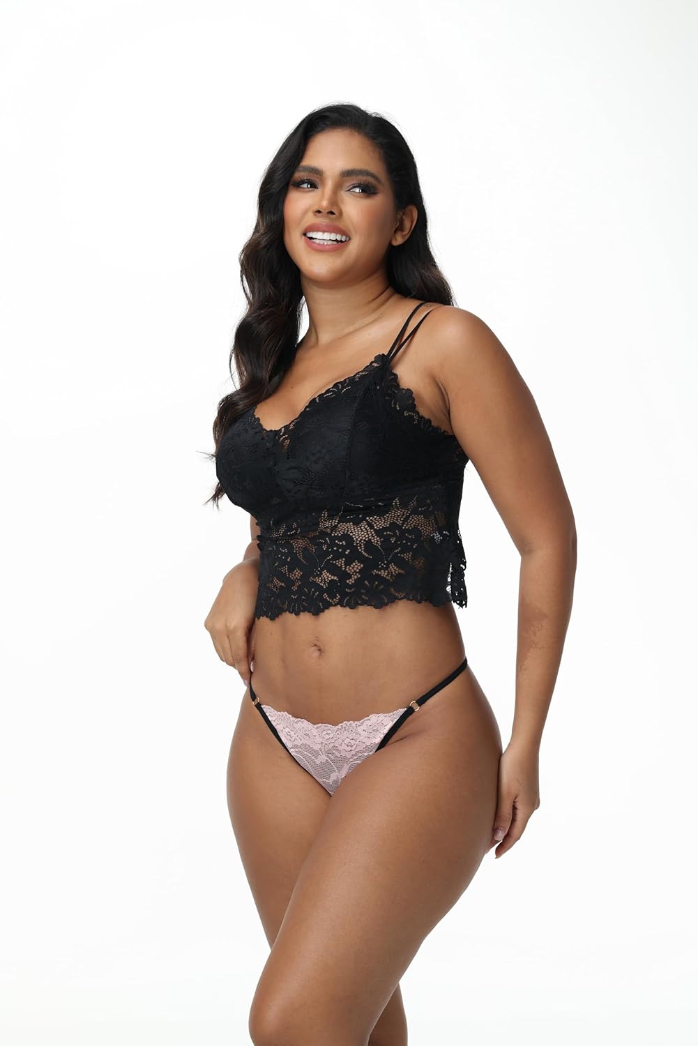 Womens Lace Cheeky Underwear Thongs Panties Lingerie for Sleep Lounge Beach Wear Shorts - Image 4