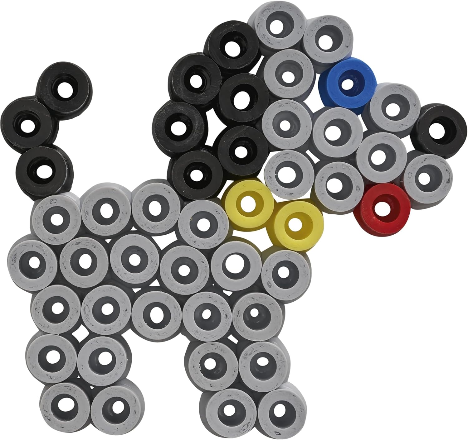 Hama Perlen 8806 Ironing Beads in Bucket with Approx. 3,000 Maxi Beads, Four Small Pin Plates, Motif Templates, Ironing Paper, for Children from 3 Years