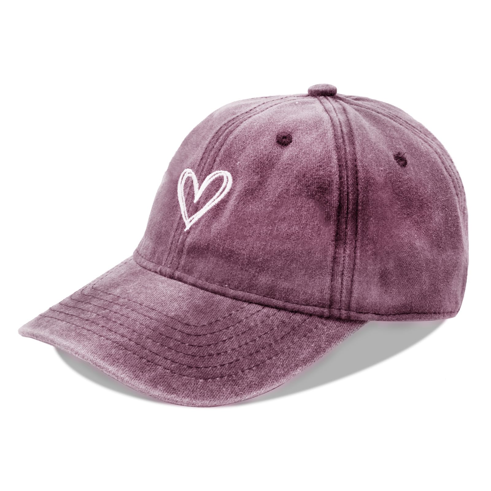 YAMEIZE Vintage Cotton Washed Baseball Cap - Unisex Adjustable Dad Hat Sport Golf Hat Sun Cap Driving Outdoor for Women Men