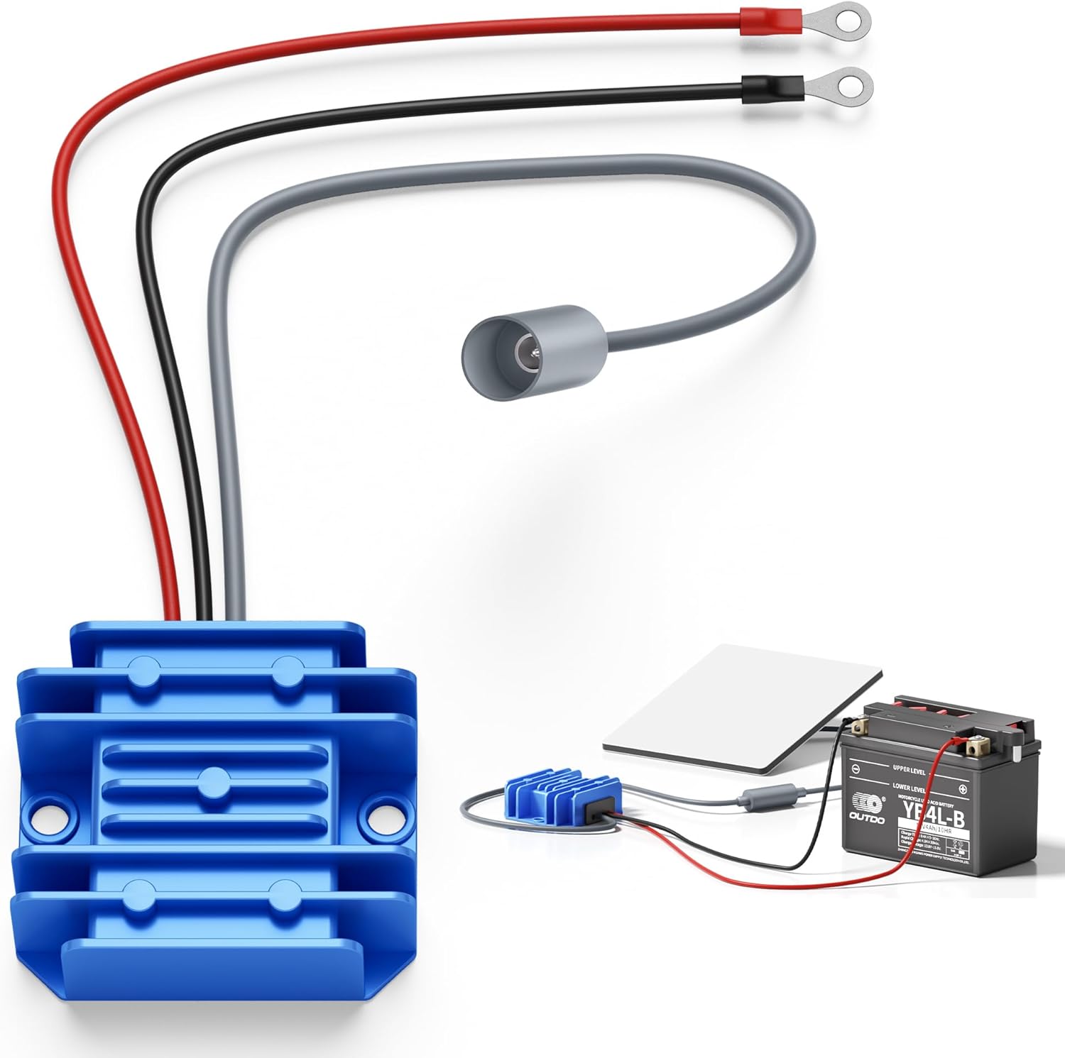 Starlink Mini 12V Adapter DC Step Up Converter 12V to 30V 3.5A Smart Boost Starlink Mini Power Supply Cable Battery Pack Blue for RV Accessories 9-28V Input with Waterproof DC Port No Voltage Drop