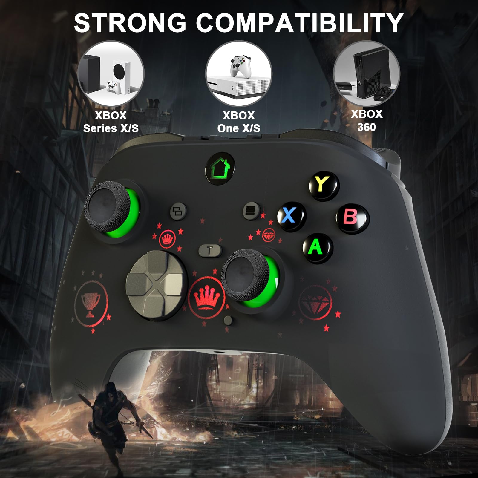 gamtooy pc controller (Black-Crown) - 3