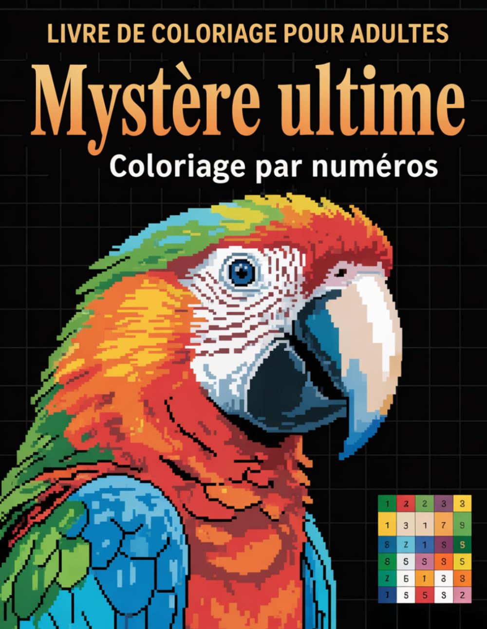 Mystère ultime Coloriage par numéros Livre de coloriage pour adultes: Un livre de coloriage mystère avec des images secrètes révélées grâce au coloriage par numéros