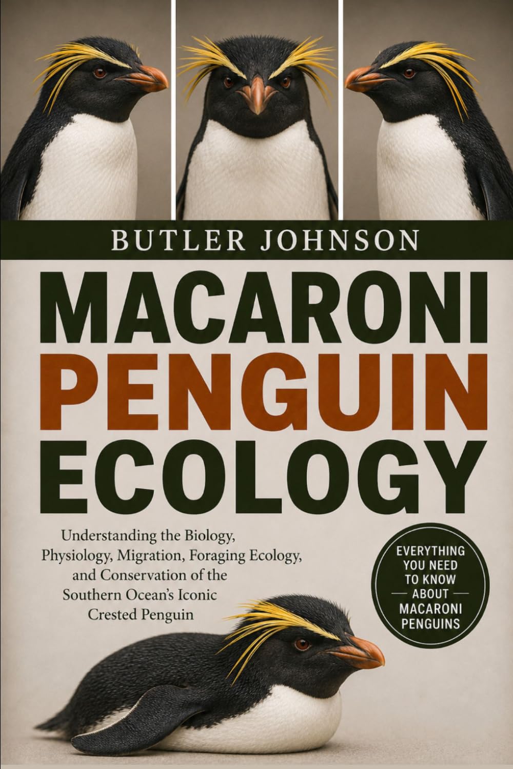 MACARONI PENGUIN ECOLOGY: Understanding the Biology, Physiology, Migration, Foraging Ecology, and Conservation of the Southern Ocean’s Iconic Crested Penguin