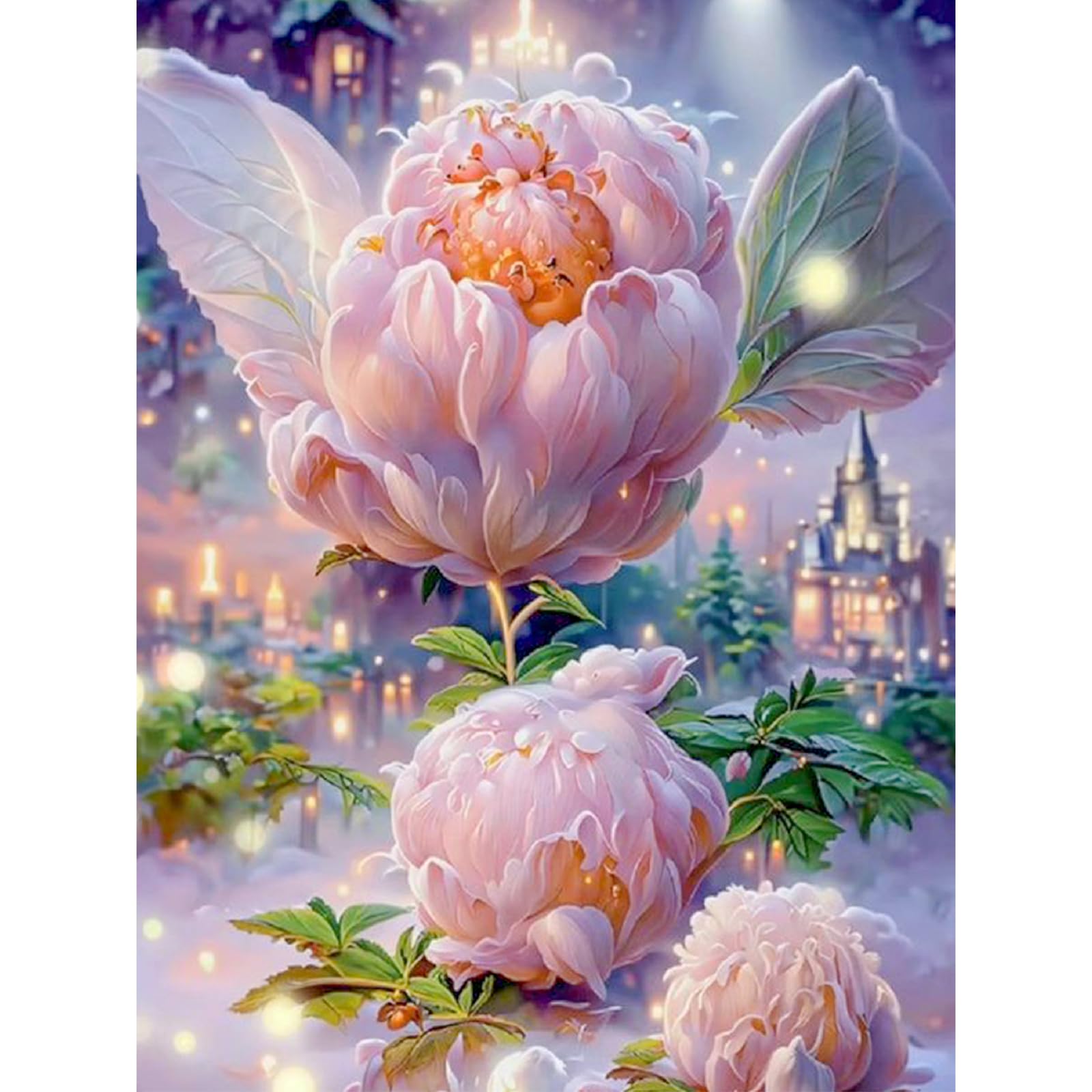 Diamond Painting Fiore, Pittura Diamante 5D Kit Fai da Te