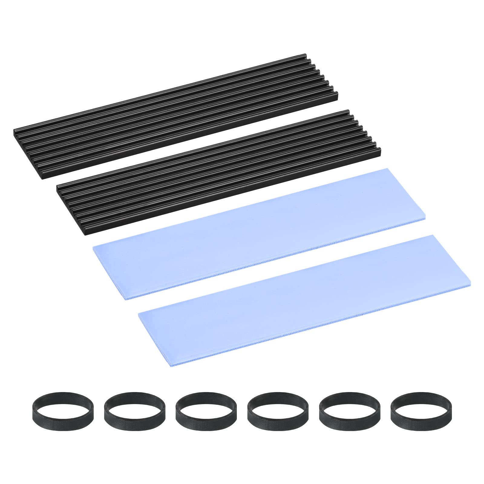 JEYI M.2 2280 SSD Heatsink Support PS5 PC, NVME NGFF 2280 SSD