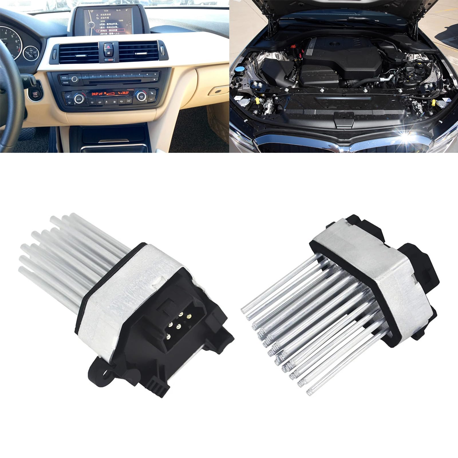 Resistencia de repuesto para motor de ventilador de calentador de coche 64116920365 64116929540 para 323CI 528I 323CI 323CI