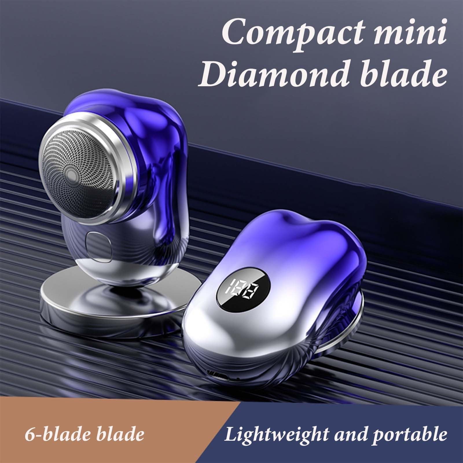 Lureza Shaver - Lureza Mini Shaver, Compact and Portable, High-Performance Fashion Shaver, Pocket Size Portable Electric Shavers for Men(Green,Base)