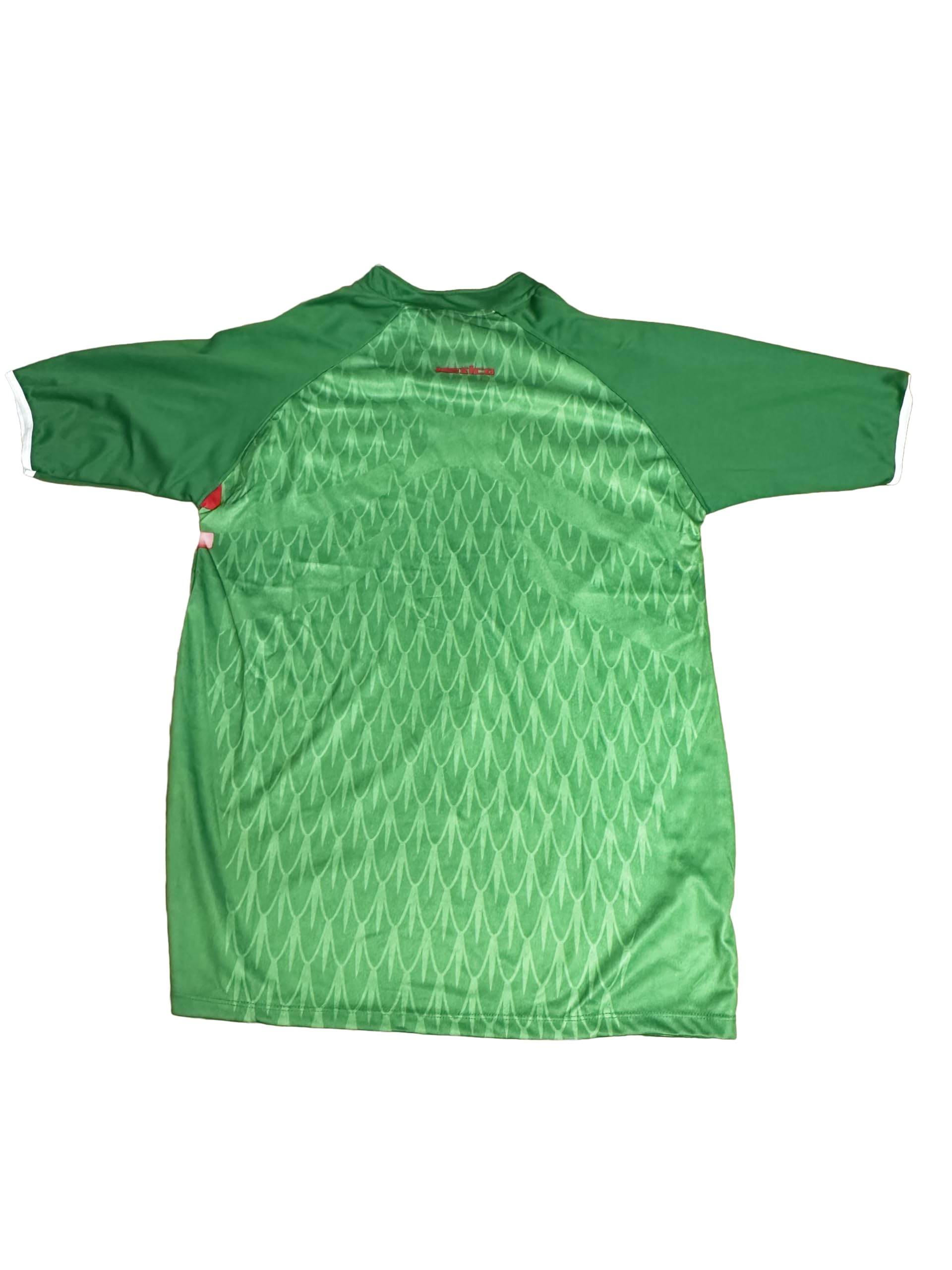 Mexico Soccer Adult Jersey Green & Red Logo & Patch Unisex Shirt