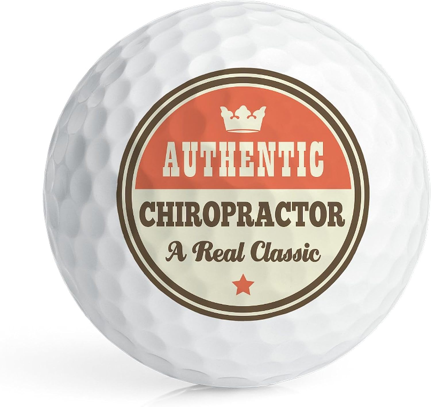 CafePress Chiropractor Vintage Funny Novelty Golf Balls (Pk of 12)