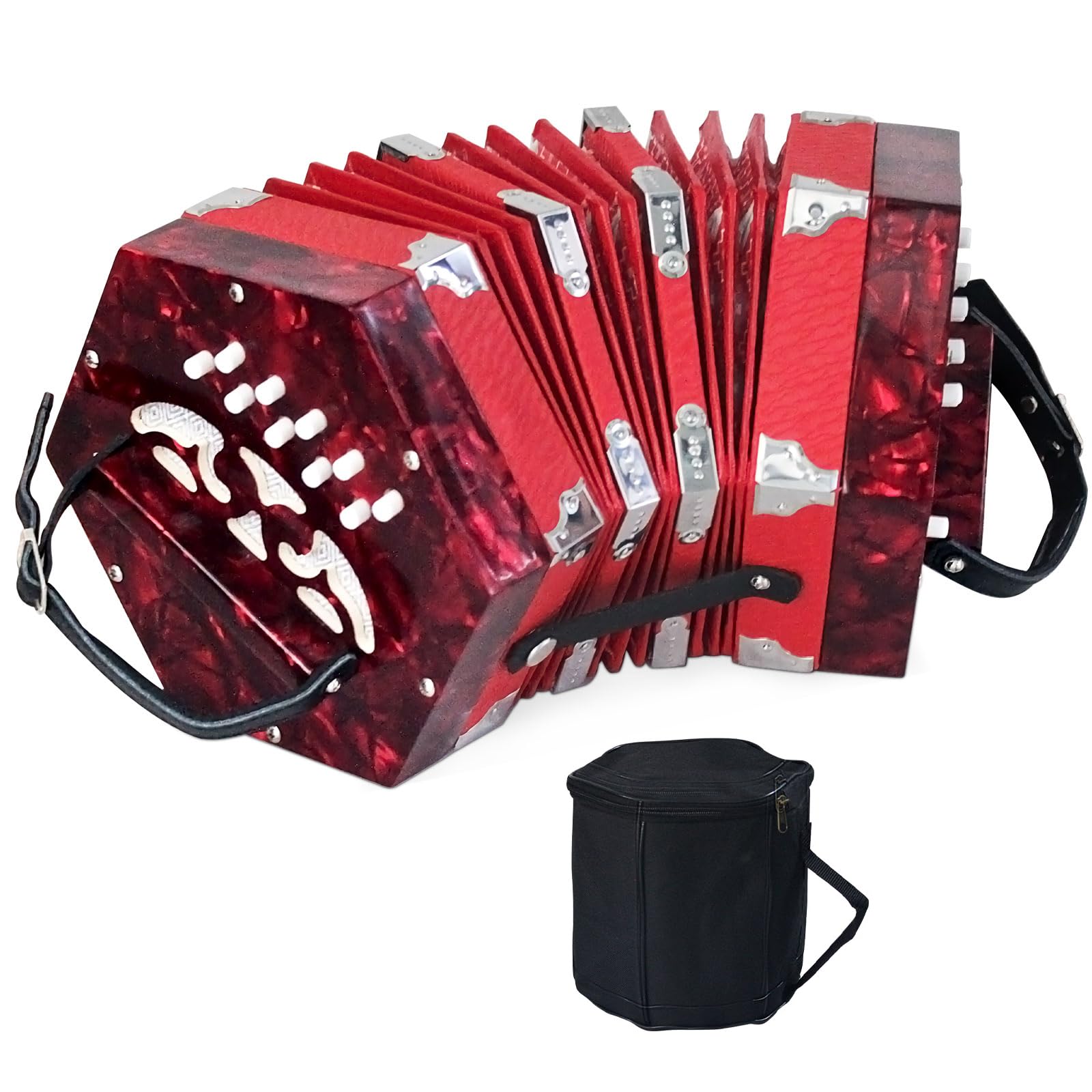 Amazon.com: Concertinas，20 Buttons Accordion For Adults