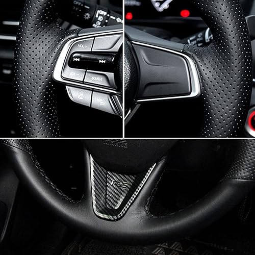 Miniatura 3 de Fundas de volante de coche cosidas a mano de cuero artificial negro, para Nissan marzo 2010-2015 Sunny 2011-2013 Versa 2012-2014