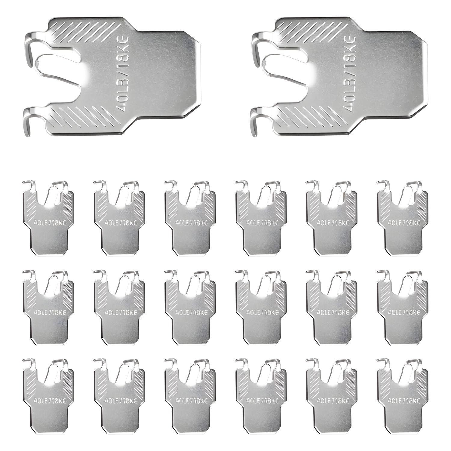 Tabanzhe 20PCS Claw Picture Hanger for Drywall, Heavy Duty Drywall Silver