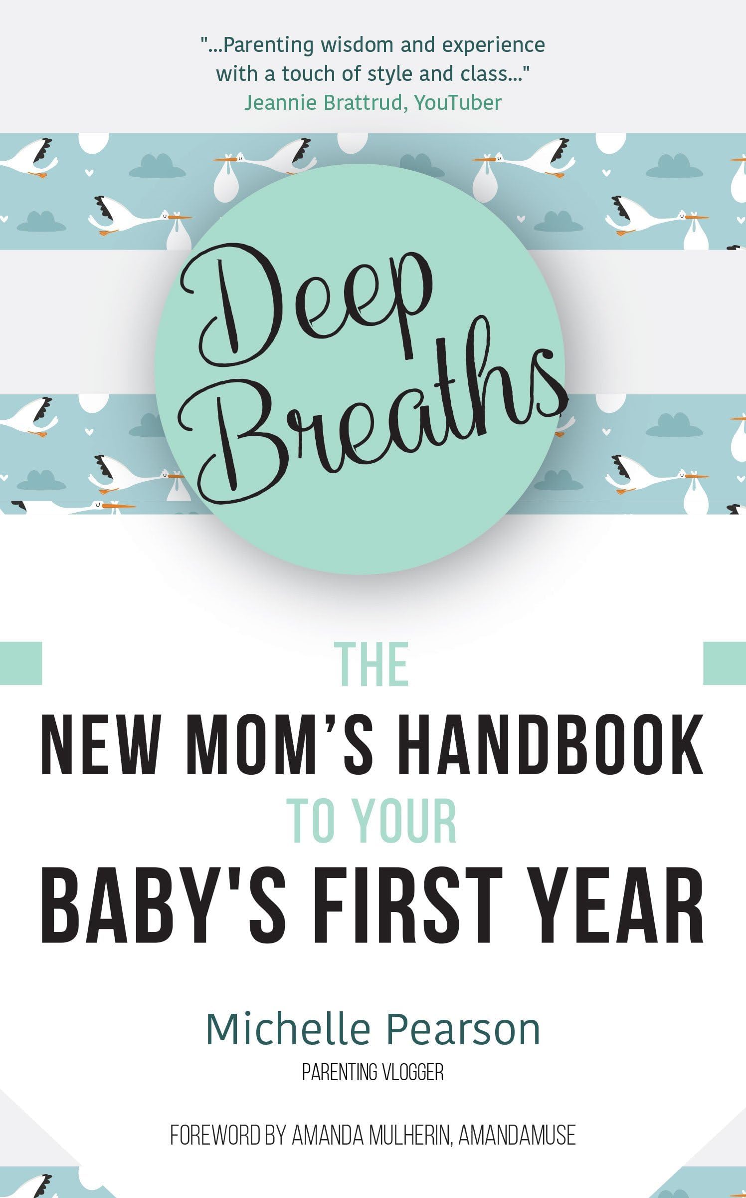 Deep Breaths: The New Mom’s Handbook to Your Baby's First Year (Baby Book, Book for New Moms, Millennial Moms) Paperback – August 15, 2017