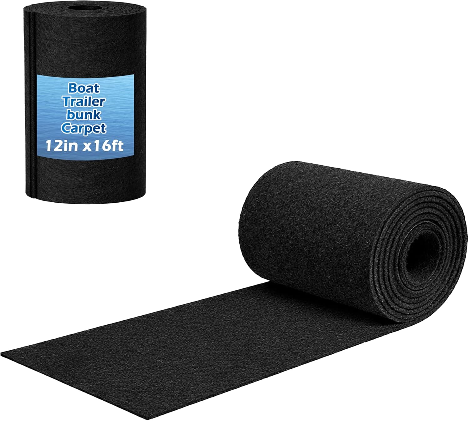 PROLEE Boat Trailer Bunk Carpet Extra Thick,100ft x 12in Marine Trailer Bunk Carpets 25oz, Marine Carpet, Boat Carpet Waterproof, Trailer Bunk Padding for Boats, Jet Ski, 5/16 Inch