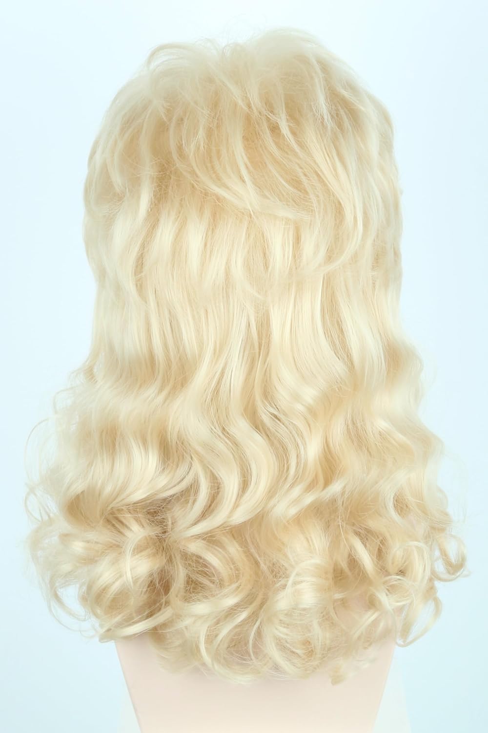 Mens Costume Wig Blonde Mullet Wig 80s Rocker Hair for Men Wigs Halloween Costume Party Wigs - Image 6