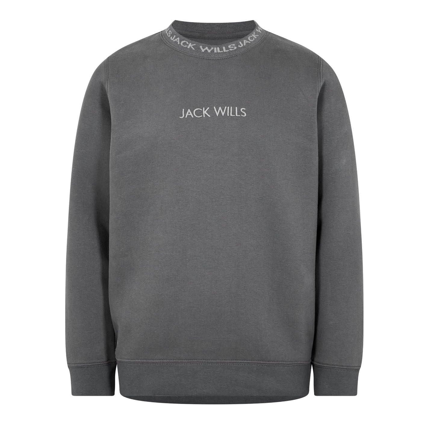 Jack Wills Kids Junior Jacquard Crew Slate 11-12 Years