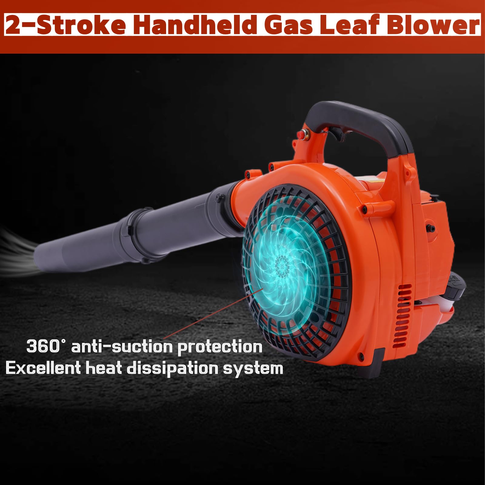 Amazon.com: 25.4CC 2-Stroke Gas Leaf Blower Handheld Gas Powered