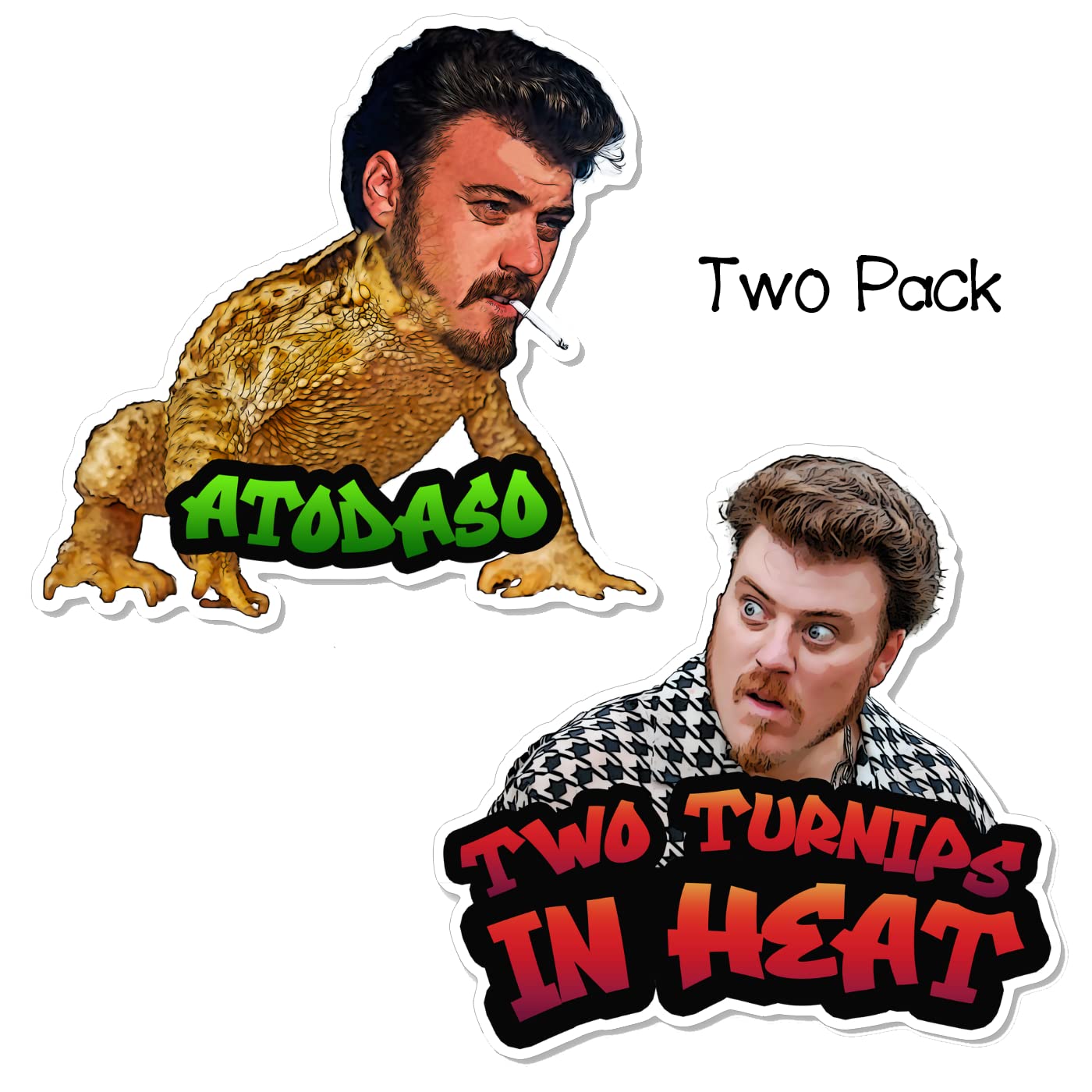 Amazon.co.jp: Trailer Park Boys Ricky ステッカーパック (2枚パック