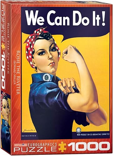 Miniatura 1 de EuroGraphics Rosie The Riveter by Howard Miller - Rompecabezas de 1000 piezas