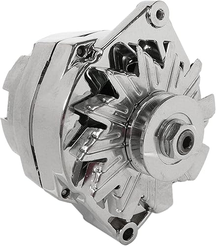 Db Electrical Adr0336-C alternador cromado compatible con/reemplazo para Chevrolet General Motors 110 Amp 3-Wire Setup 65, 67-85, corte bajo para