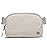 Pander Unisex Belt Bag Fanny Pack for Women with Adjustable Strap, Small Waist Pouch for Workout Running Traveling Hiking. (White Opal)