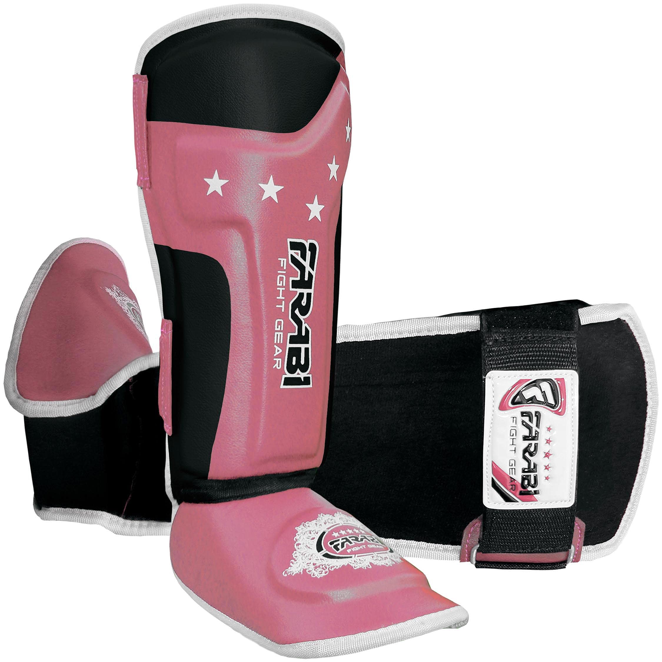 Farabi Sports Kinder schienbeinschoner Kickboxen shin Guards MMA, Muay Thai schienbeinschützer – Shin Instep Protection für Training, Sparring, Boxausrüstung und Kampfsport