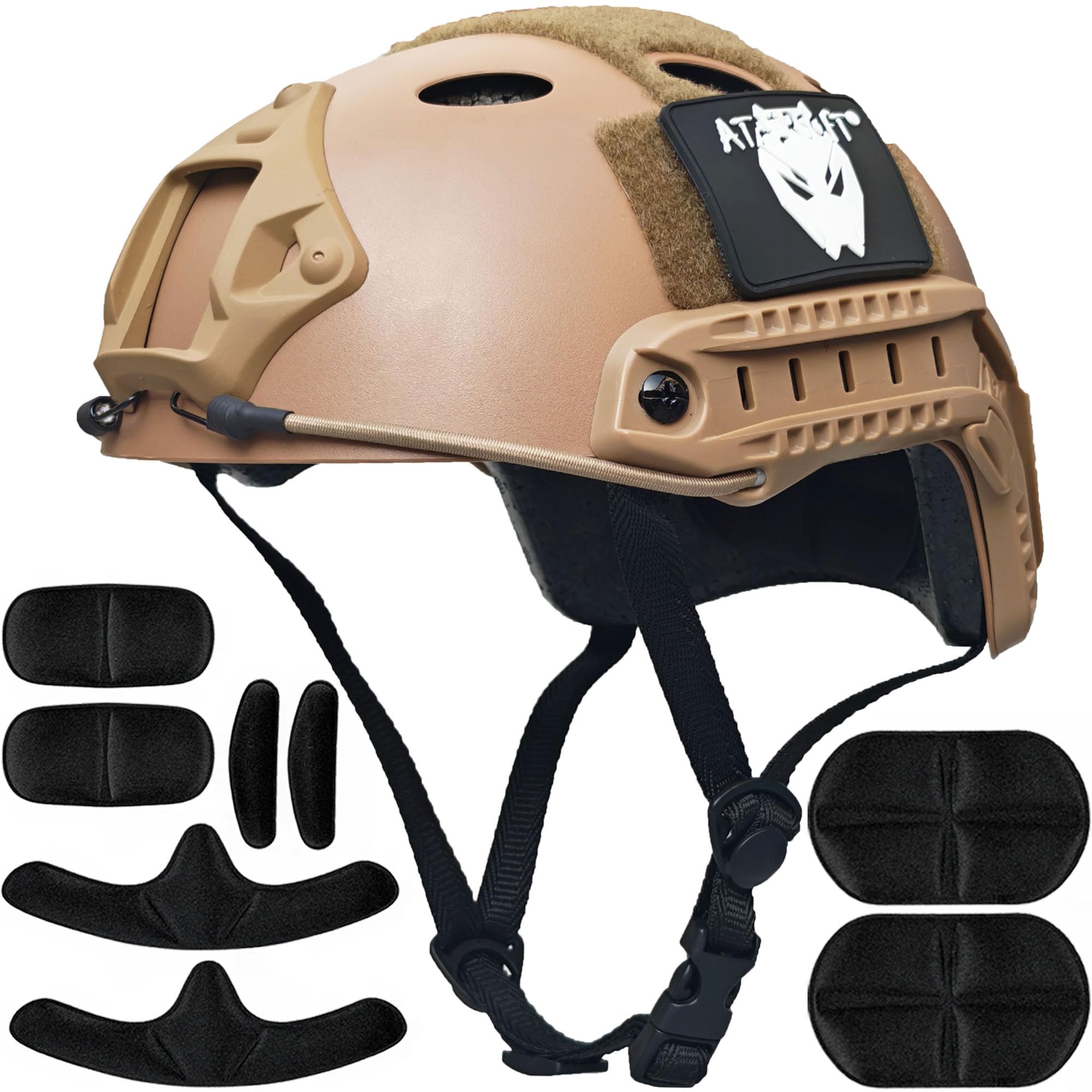 ATAIRSOFT PJ Type Tactical Paintball Airsoft Fast Helmet