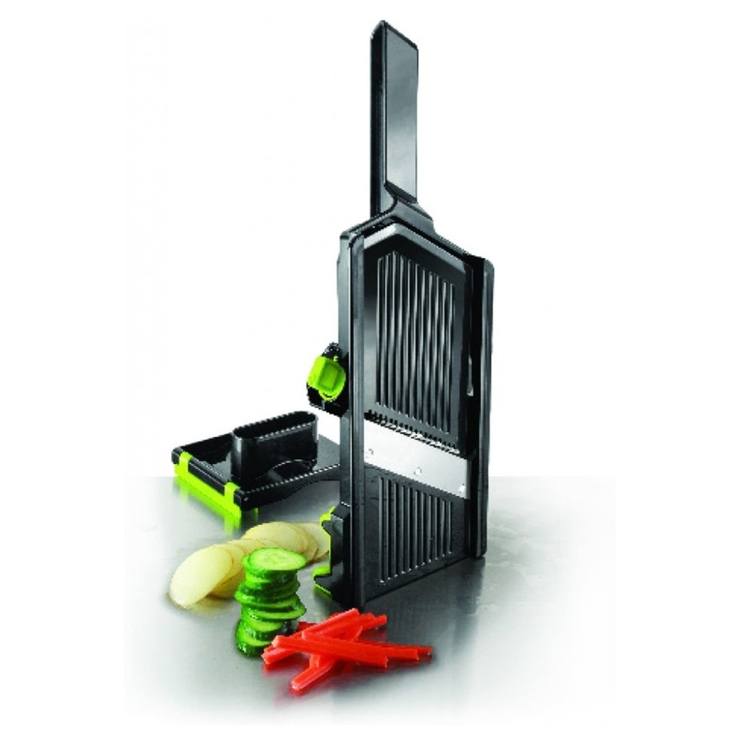 IBILI Manual Slicer Set 32 cm, Stainless Steel, Black/​Green/​Silver, 32 x 12 x 5 cm