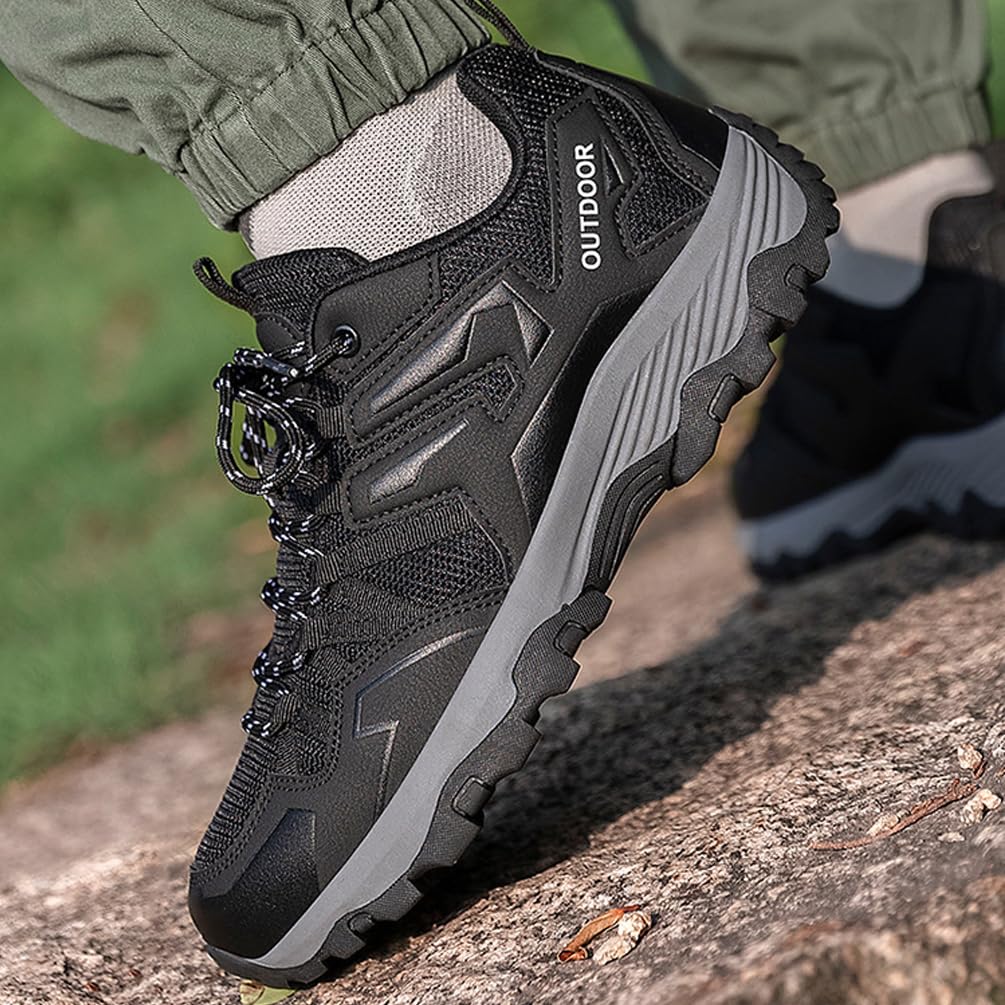 Zapatillas de Senderismo para Hombre Mujer Zapatillas de Trekking Trail Zapatos de Montaña Running Al Aire Libre Impermeable Antideslizantes Sneakers (Trek-30, 36EU)