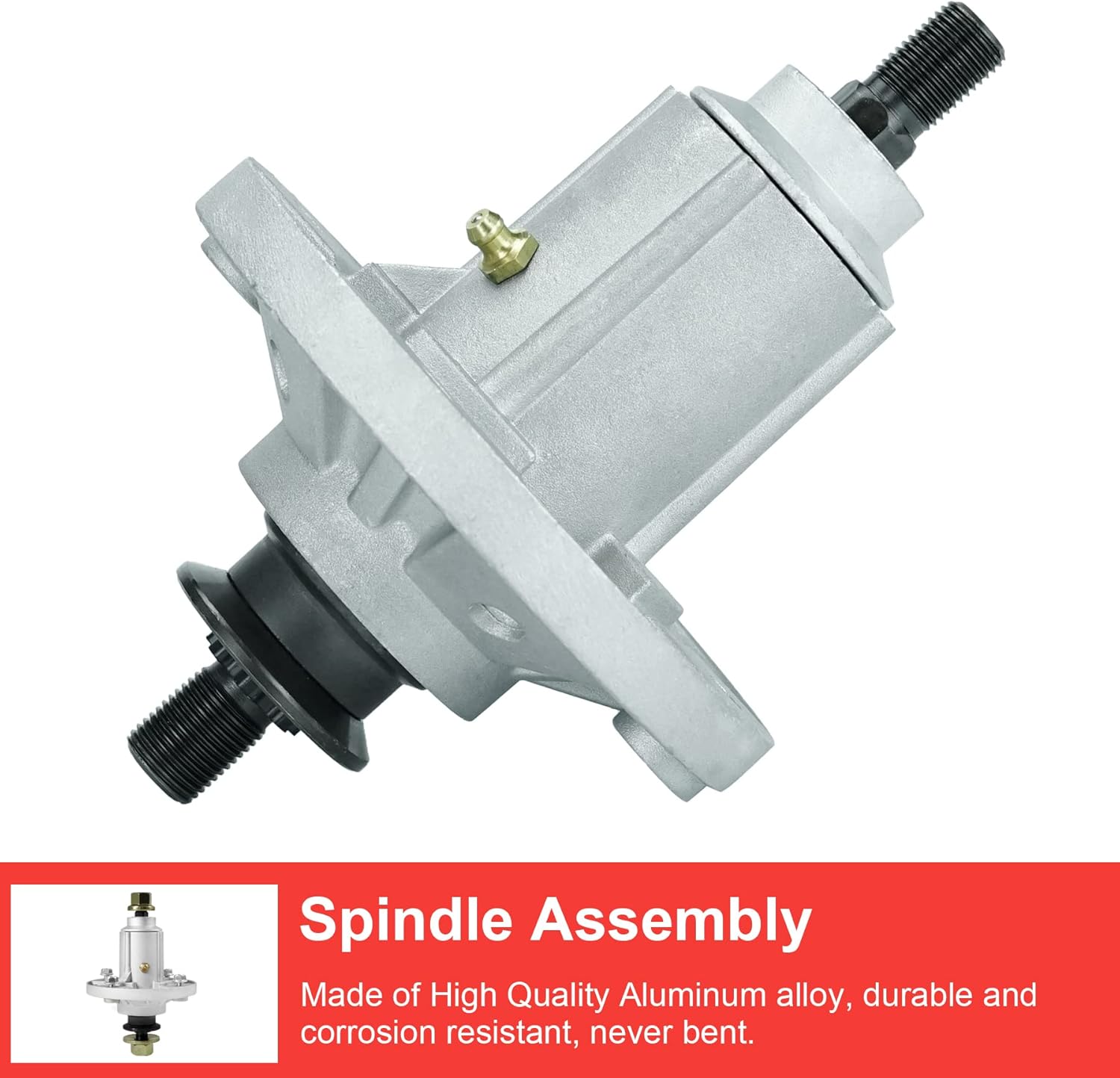 48" Deck Spindle Rebuild Kit for John Deere D140 D155 LA130 LA145, Include 3 Spindles GY20454 GY20867, 3 Blades AM141035, 1 Idler GY20110 GY20629, 2 Idlers GY20067 GY22172, 1 141" Belt GX20571
