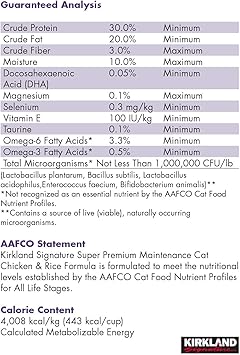 kirkland maintenance cat