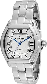 Peugeot Women's Tank Dress Watch with Bracelet & Roman Numeral Dial