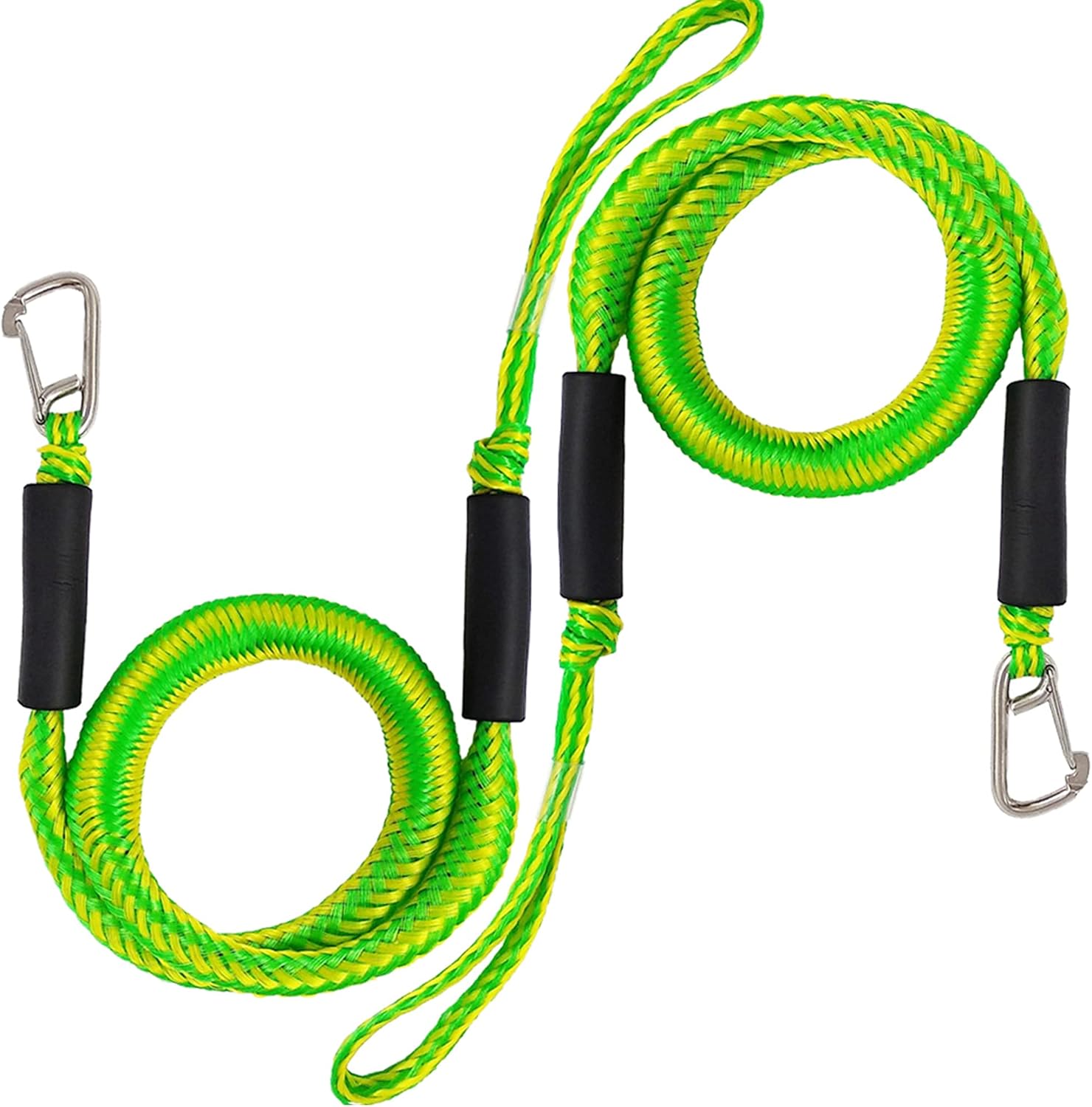 Bungee Dock Lines with Hook, 4 Feet Bungee Shock Cords Bungee Docking