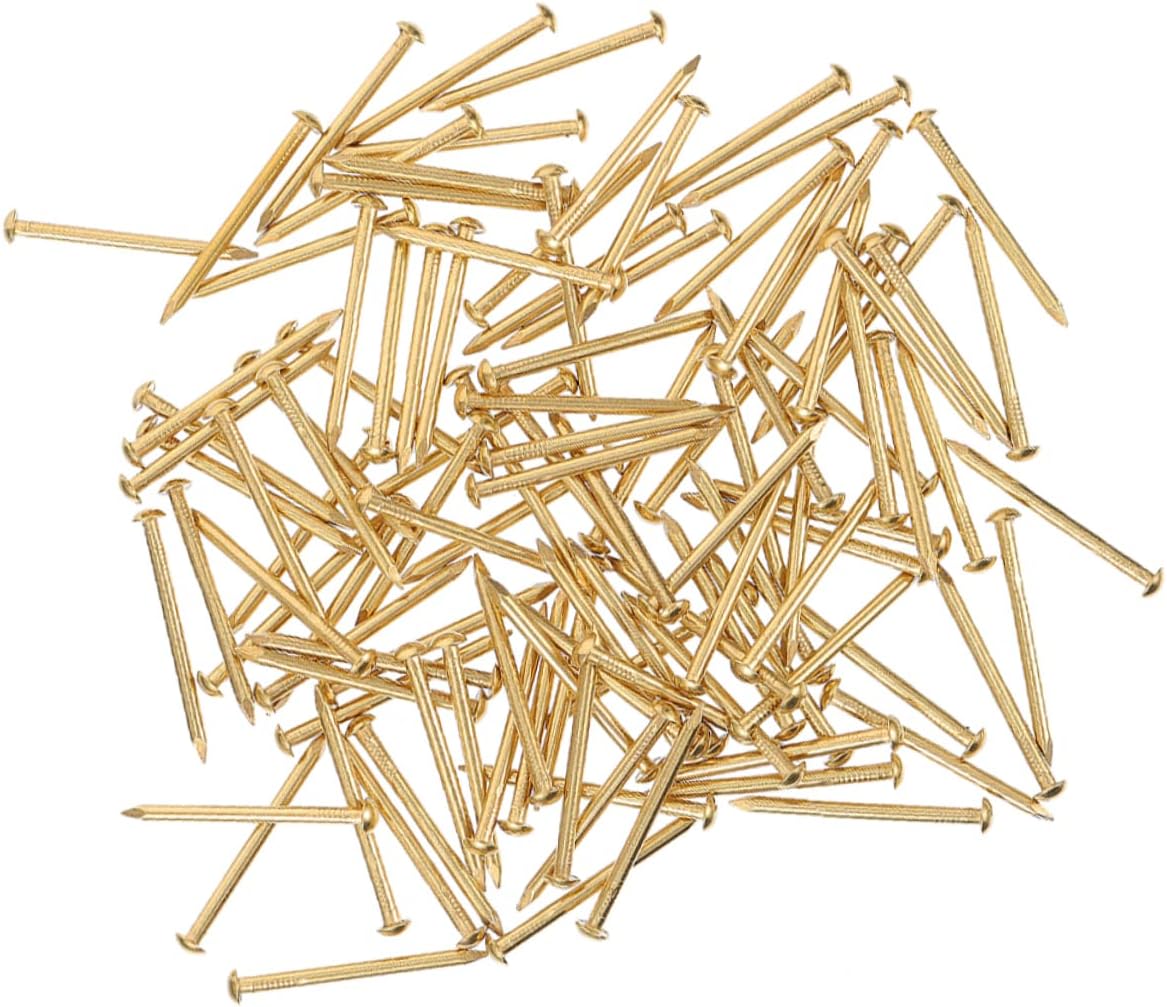 OKUMEYR 2030pcs Copper Nails for Picture Hanging Copper Fixing Nails for Furniture Easy Installation
